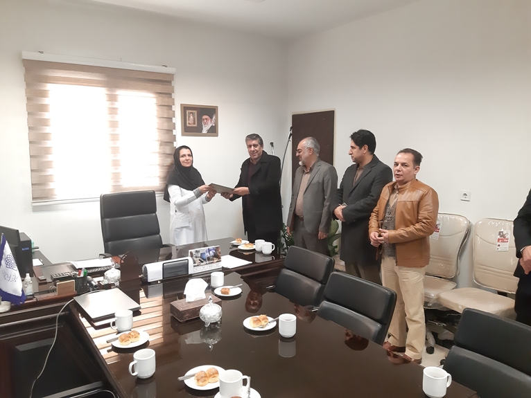 مراسم تودیع و معارفه ریاست بیمارستان برکت شهید ستاری قرچک